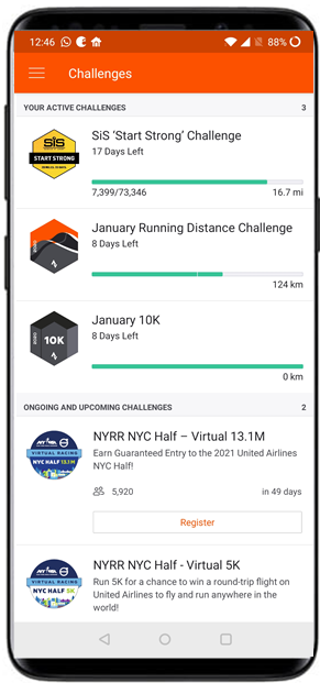 Strava Fitness Challenges