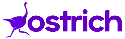 Ostrich App Website Logo Purple