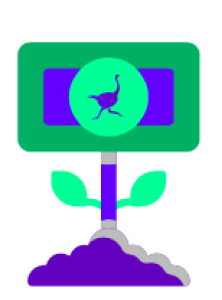 Investing Ostrich Icon